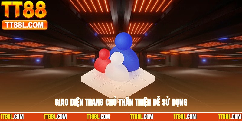Giao diện trang chủ thân thiện, dễ sử dụng